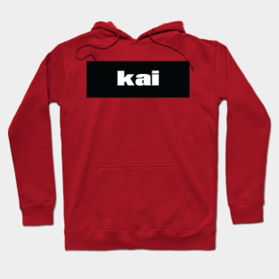 Kai My Name Is Kai Hoodie